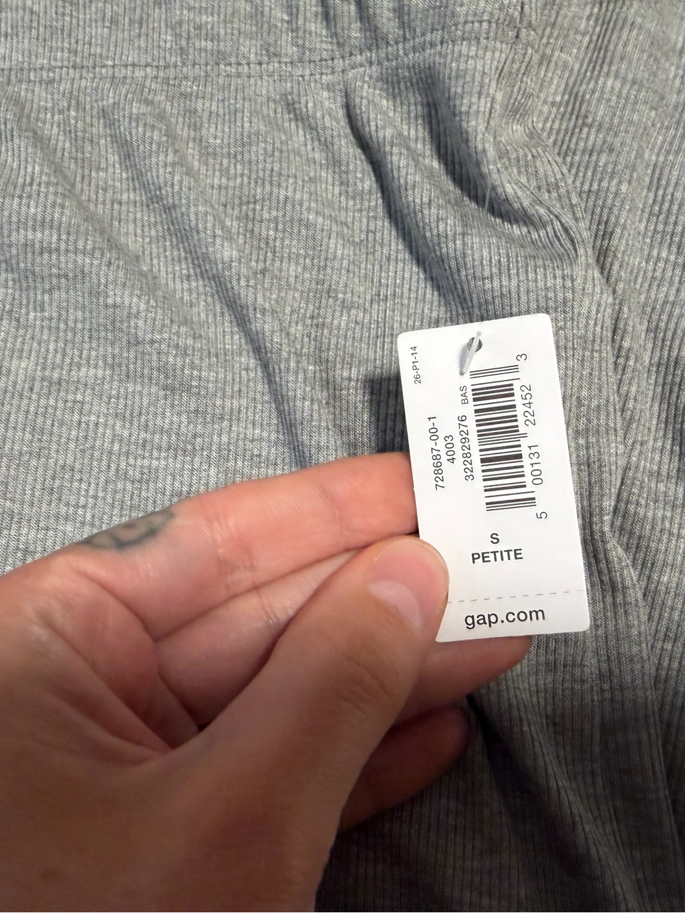 Gap Ribbed Pajama Set - Picture 2 of 4